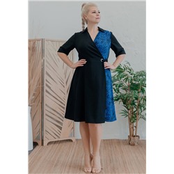 Платье ASV 2510 черно-синий