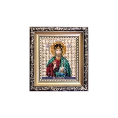 Набор для вышивания бисером - Икона Господа Иисуса Христа 9х11 см
