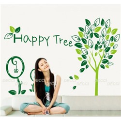 Наклейка на стену Счастливое дерево