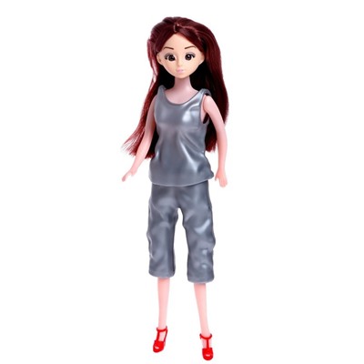 Кукла-модель «Анна» в пластиковом костюме, МИКС