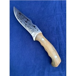 Нож туристический с рисунком «Охота»