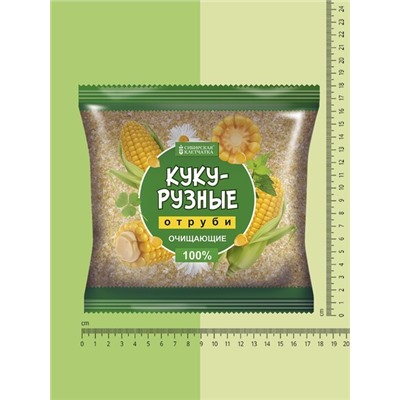 Сибирские отруби "Кукурузные" очищающие 180 г