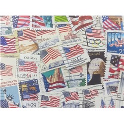 Набор различных марок, Флаг США (30 шт.)