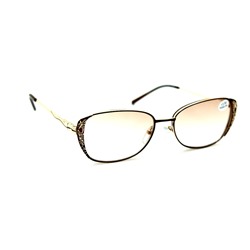 Готовые очки f- 1008 brown/gold тонировка