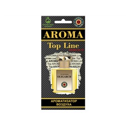 Ароматизатор для авто подвесной картонный парфюмированный AROMA TOP LINE по мотивам OLIGARCH