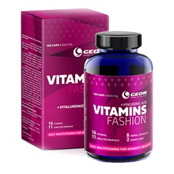 Витаминно-минеральный комплекс Fashion Vitamins GEON 120 капс.