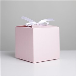 Коробка складная «Розовая», 12 × 12 × 12 см