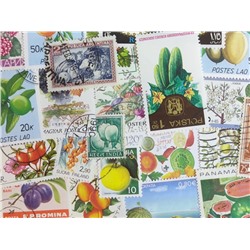 Набор различных марок, Плоды (25 шт.)