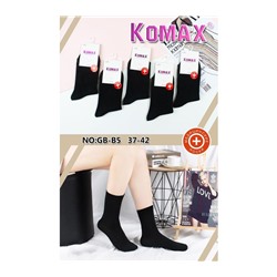 Женские носки Komax GB-B5 чёрные хлопок