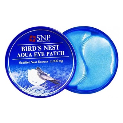 Гидрогелевые патчи для глаз SNP Birds Nest Aqua Eye Patch 60 шт