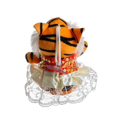 Мягкая игрушка «Тигруля в юбке», на присоске, цвета МИКС