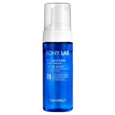 Пенка для умывания пузырьковая для проблемной кожи  TONY LAB AC Control Bubble Foam Cleanser TONYMOLY 150 мл.